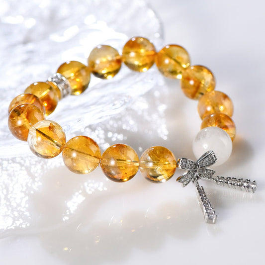 Image of The Abundance Magnet – Citrine Bracelet for Prosperity & Success - Handcrafted Crystal Jewelry from Tae Shine
