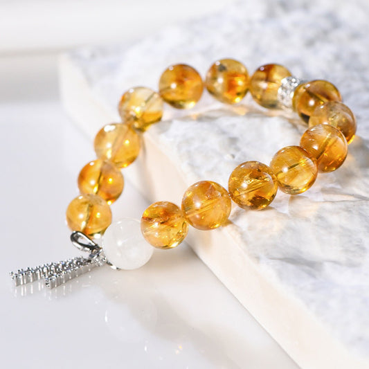 Image of The Abundance Magnet – Citrine Bracelet for Prosperity & Success - Handcrafted Crystal Jewelry from Tae Shine