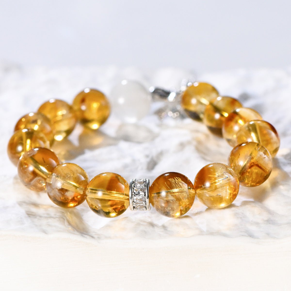 Image of The Abundance Magnet – Citrine Bracelet for Prosperity & Success - Handcrafted Crystal Jewelry from Tae Shine
