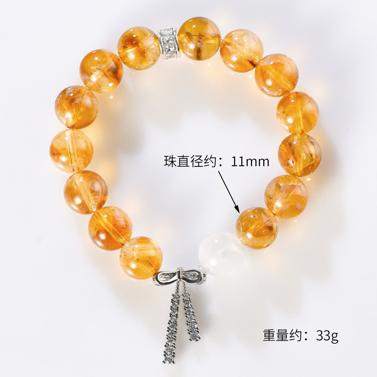 Image of The Abundance Magnet – Citrine Bracelet for Prosperity & Success - Handcrafted Crystal Jewelry from Tae Shine