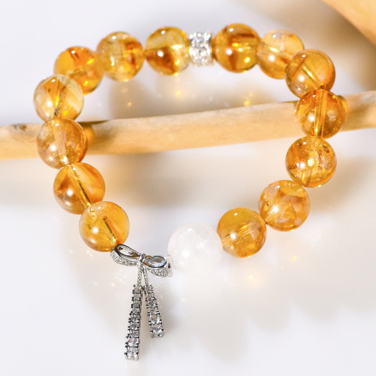 Image of The Abundance Magnet – Citrine Bracelet for Prosperity & Success - Handcrafted Crystal Jewelry from Tae Shine