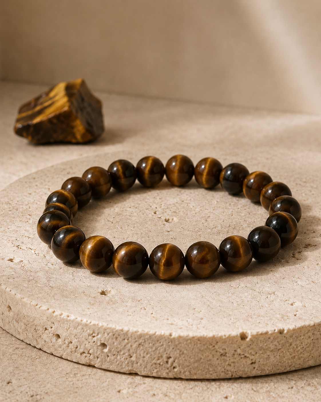 Tiger's eye 8mm bracelet lifestyle Taeshine